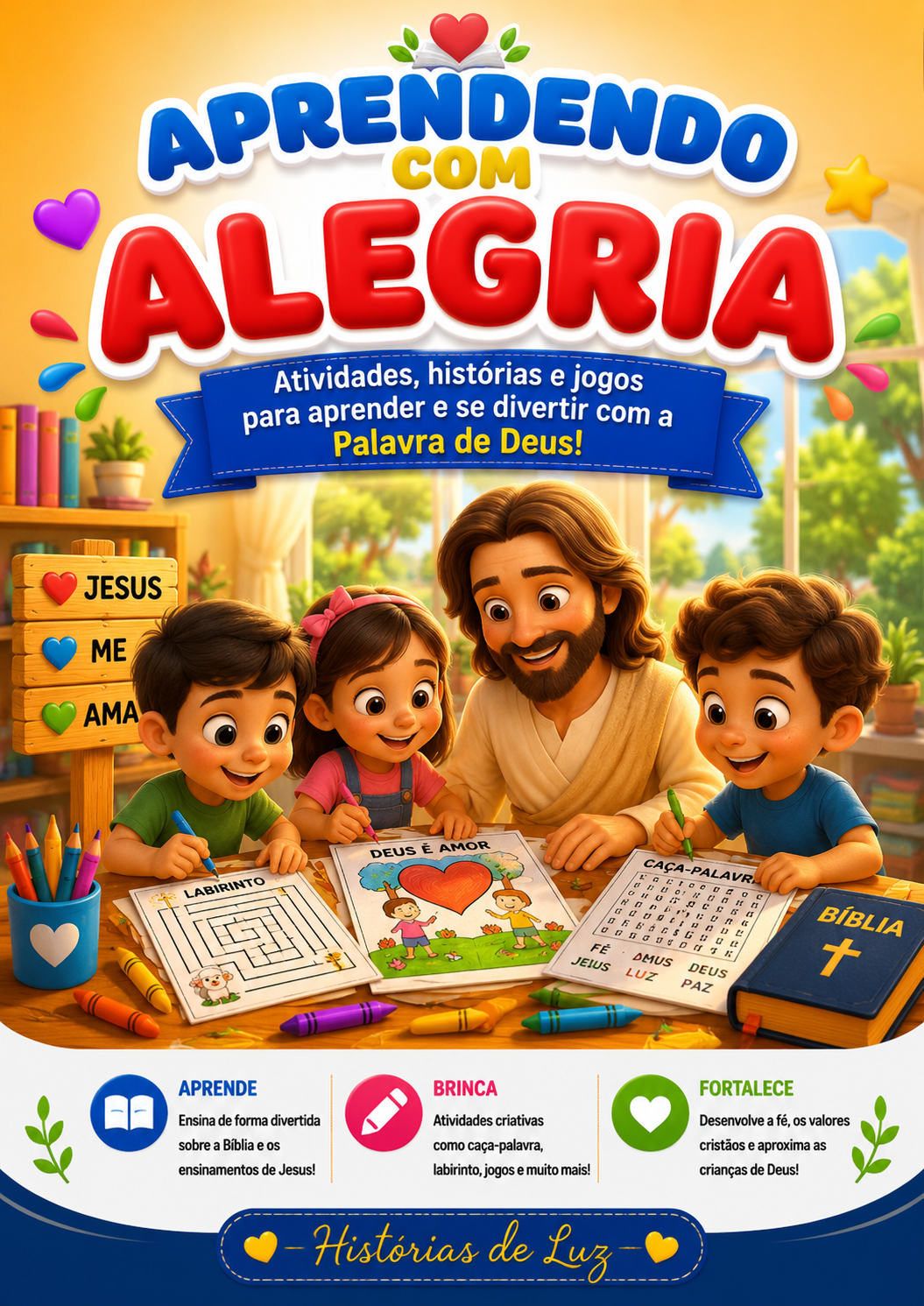 Capa: Aprendendo com Alegria